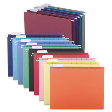 Smead® Colored Hanging File Folders, Letter Size, 1-5-cut Tab, Green, 25-box freeshipping - TVN Wholesale